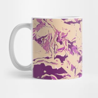 Vintage Violet Marble Mug